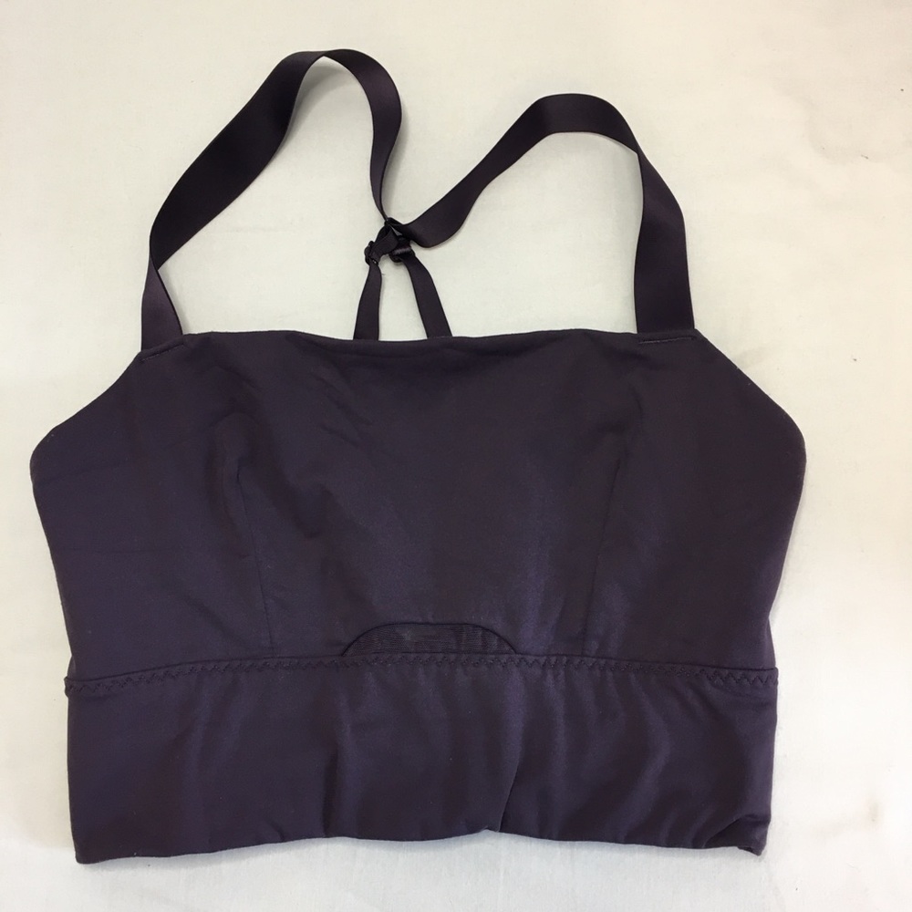 Athleta Lotus Sports Bra in Plum, S - Picture 6 of 11